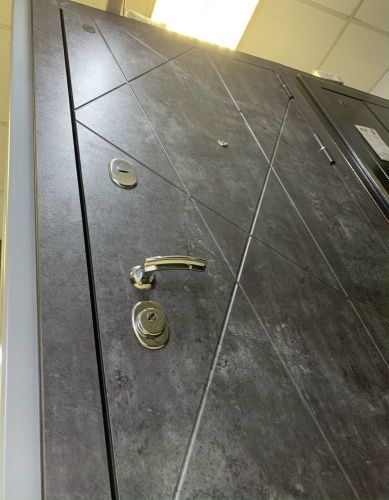 Эталон X-26 МДФ Серый камень - Белый софт фото 4